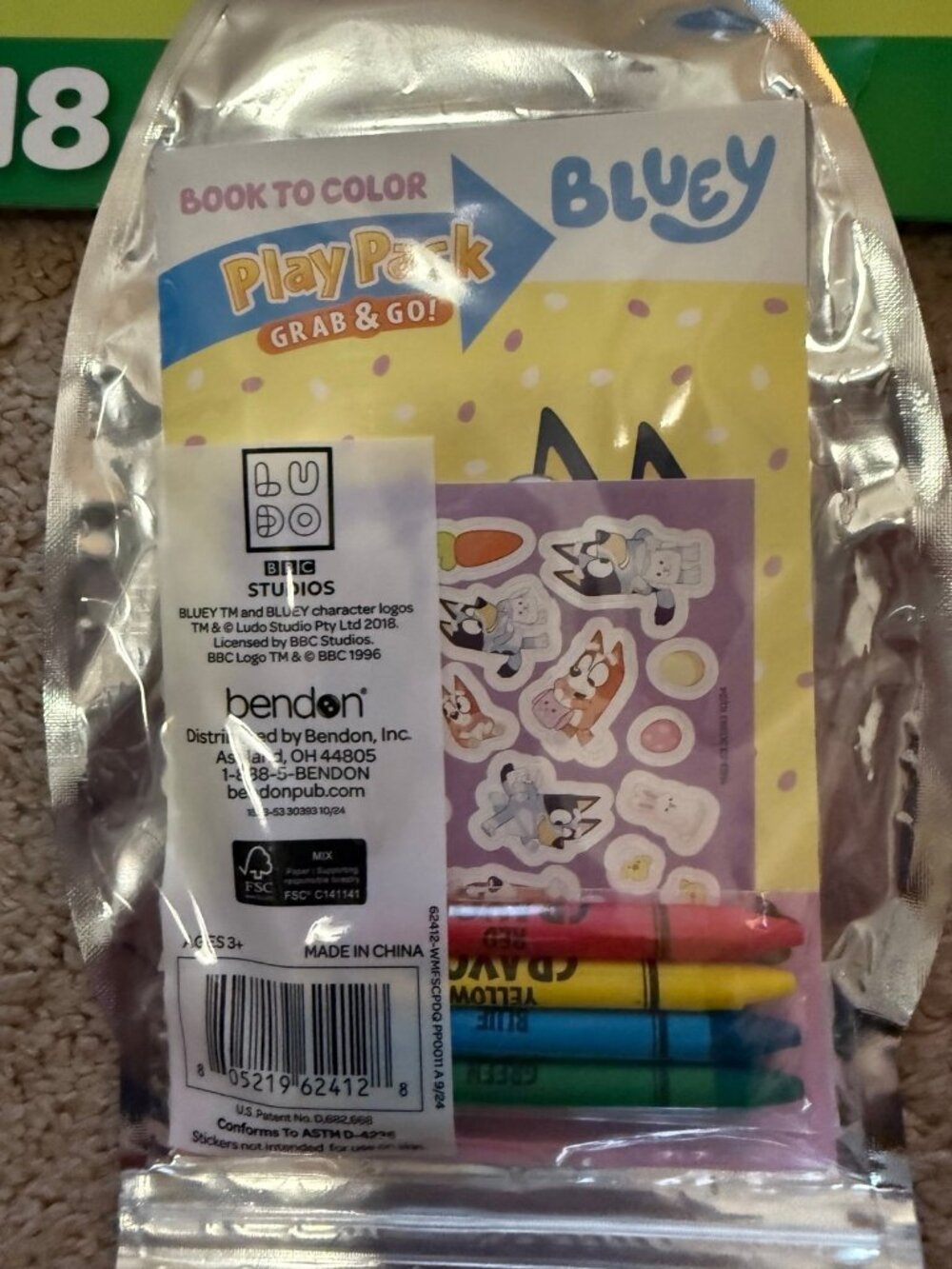 Bluey coloring activity bundle - Picture 2 of 7